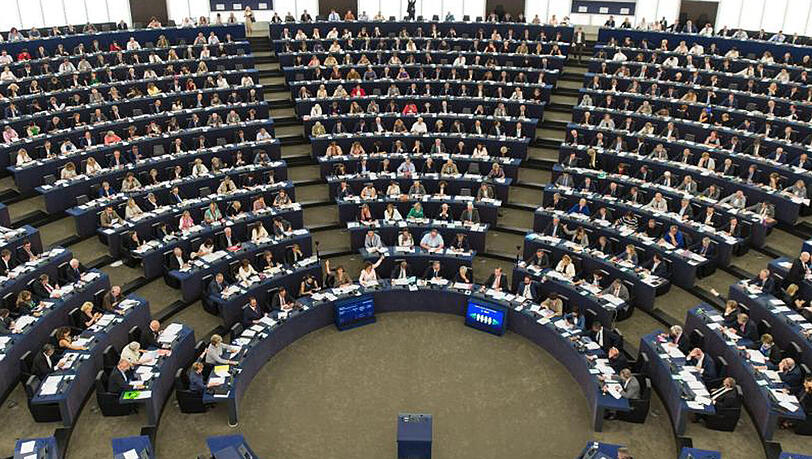 Das Europäische Parlament in Straßburg, Frankreich. Das Europäische Parlament in Straßburg, Frankreich.