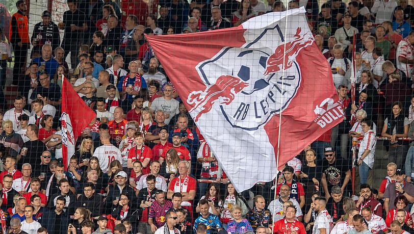 Fans von RB Leipzig.