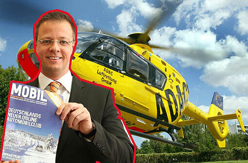 Tritt unerschrocken gegen die übermächtige Konkurrenz der Gelben Engel vom ADAC an: Michael Haberland, der Chef von &bdquo;Mobil in Deutschland&ldquo;.