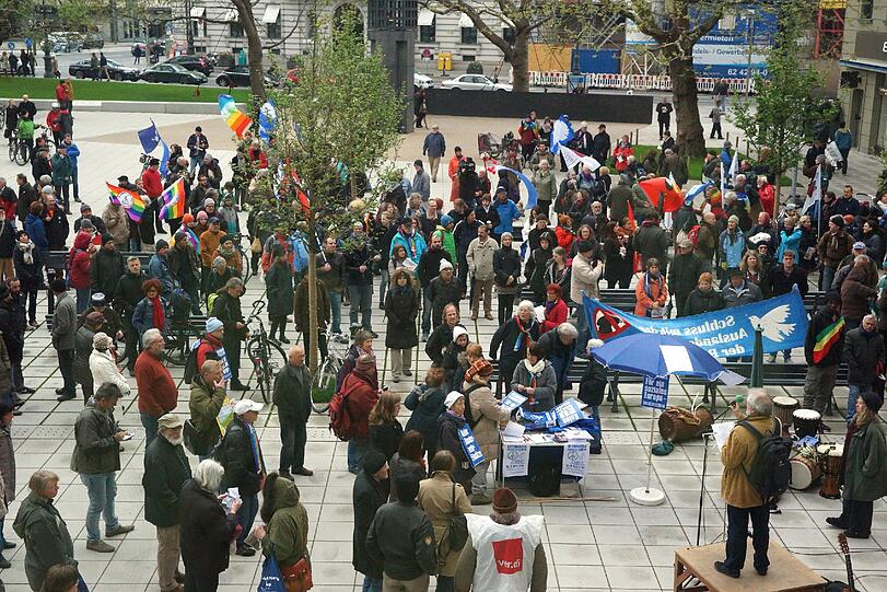 Ostermarsch durch München - die Bilder.