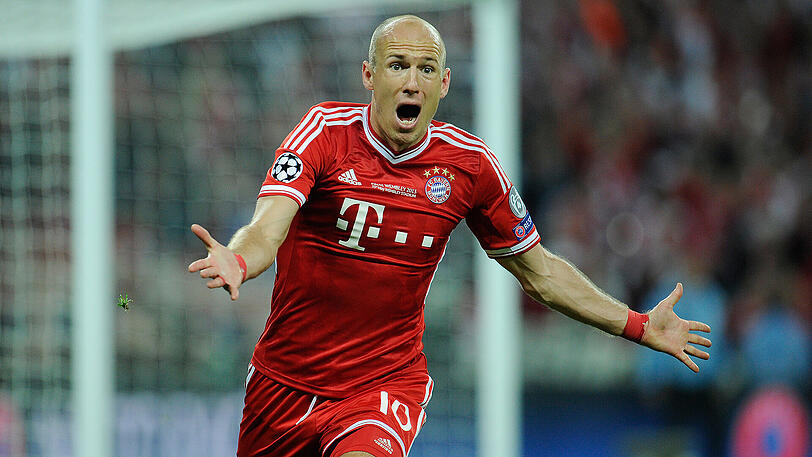 Arjen Robben jubelt nach seinem Tor.