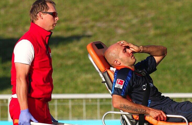 Necat Aygün zog sich im Traininingslager eine Gesichtsfraktur zu. "Er fällt nach seiner schweren Verletzung lange aus", hieß es.