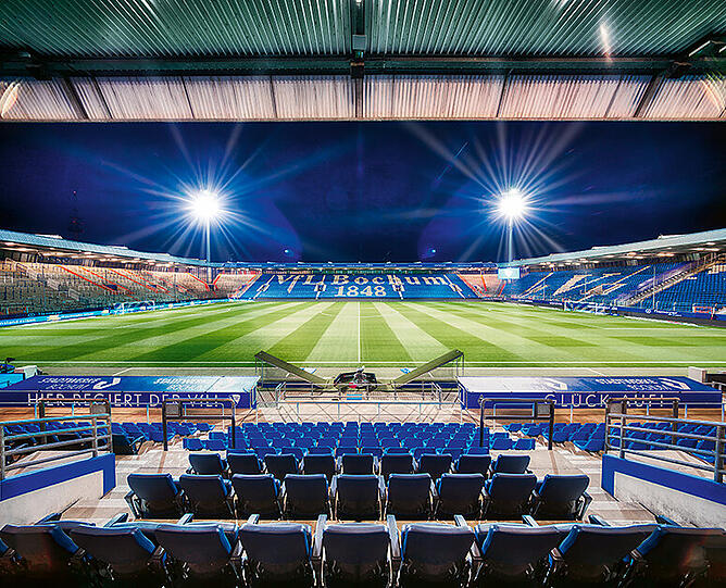 Das Vonovia Ruhrstadion in Bochum.