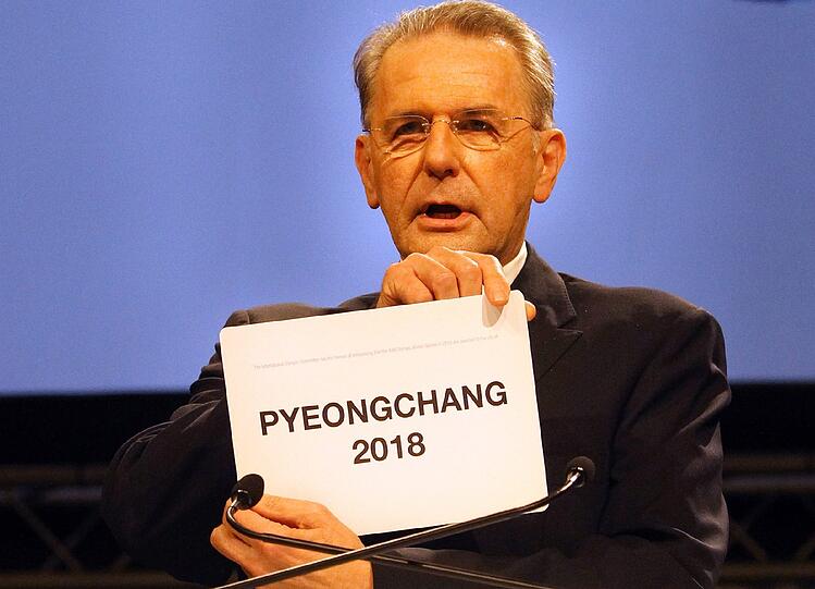 Nicht München, sondern Pyeongchang darf die Spiele 2018 ausrichten.