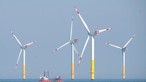 Ein Offshore-Windpark in der Nordsee.