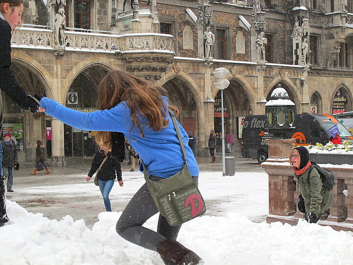Schauplatz Marienplatz.