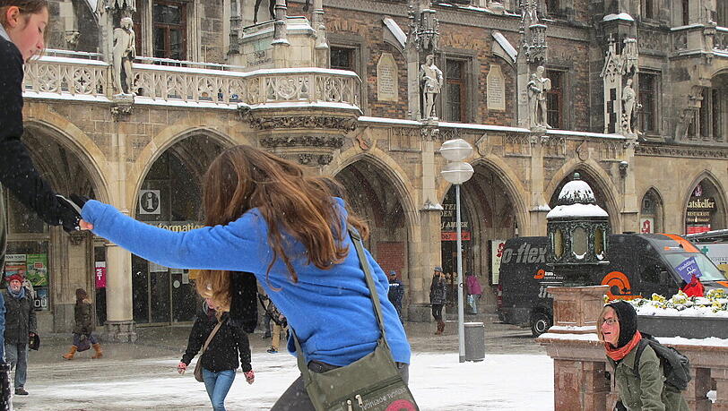 Schauplatz Marienplatz.