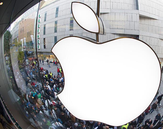 Verkaufsstart des iPhone 5 in München: Bilder vom Ansturm auf den Apple-Store in der Rosenstraße
