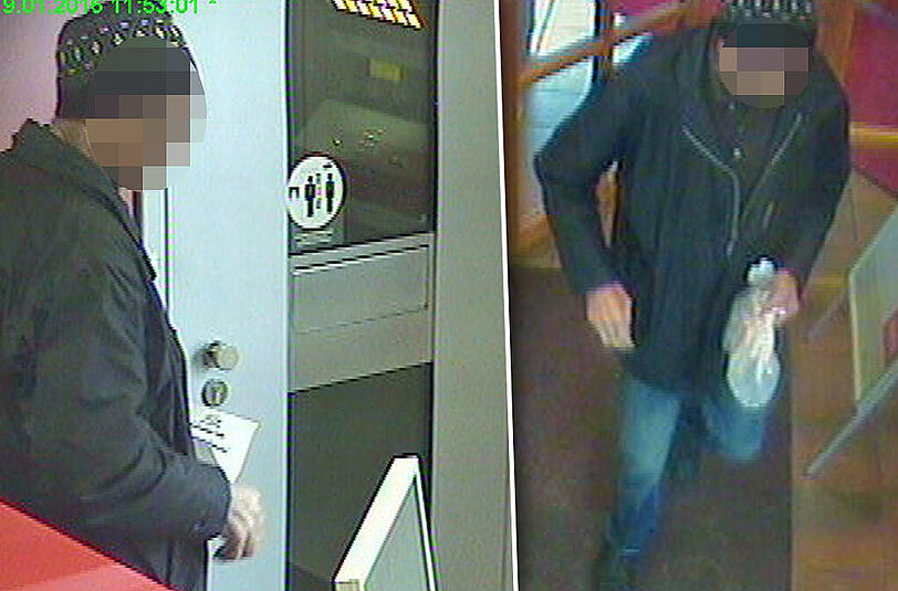 Dieser Mann überfiel am Dienstagnachmittag die Sparkasse in Marzling. Er ist inzwischen gefasst.