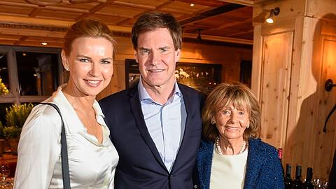 Veronica Ferres, Lebensgefährte Carsten Maschmeyer und Charlotte Knobloch im Seehaus.