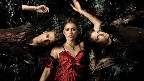 Die Stars aus "Vampire Diaries": Paul Wesley, Nina Dobrev, Ian Somerhalder.