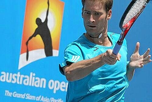 Prima Vorstellung bisher in Melbourne: Florian Mayer.