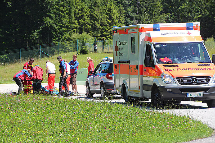 Die Bilder von der Heli-Rettung einer 31-jährigen Salzburger Kletterin.