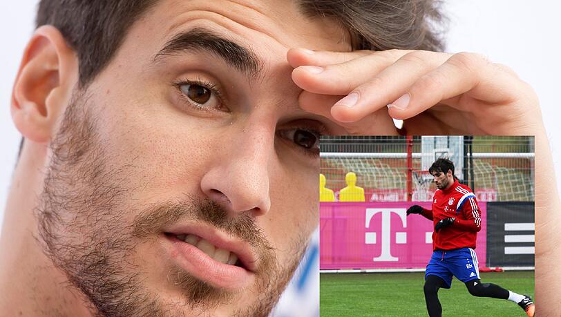 Javi Martinez trainierte am Montag erstmals wieder mit Ball.