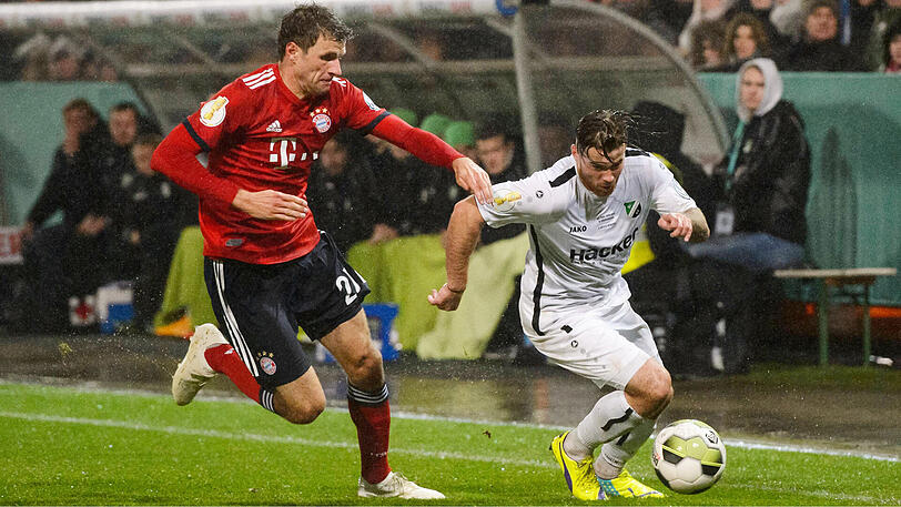 Mit absteigender Form: Thomas Müller (li.) vom FC Bayern.