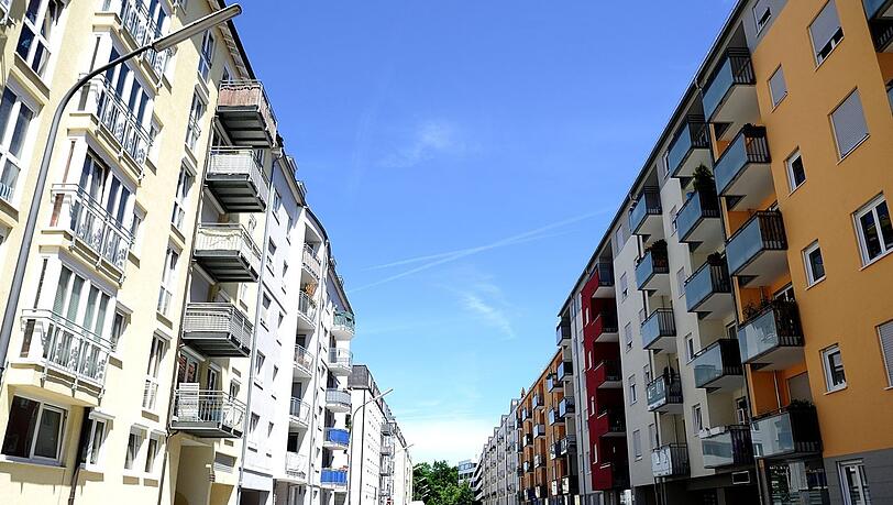 In München fließt ein Großteil der Einkommen in die Miete.