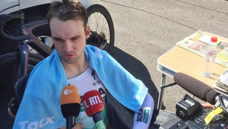 Maximilian Schachmann vom Team Bora-hansgrohe musste verletzungsbedingt die Tour de France aufgeben. Maximilian Schachmann vom Team Bora-hansgrohe musste verletzungsbedingt die Tour de France aufgeben.