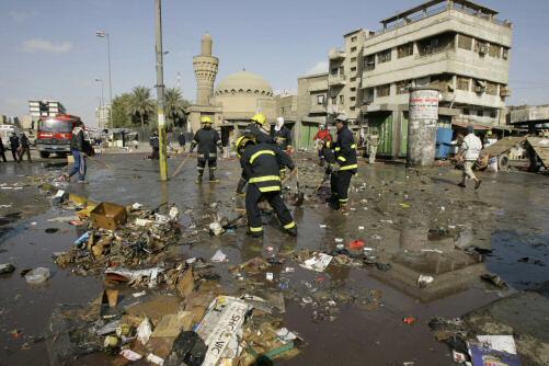 Selbstmordattentat in Bagdad im Februar 2008
