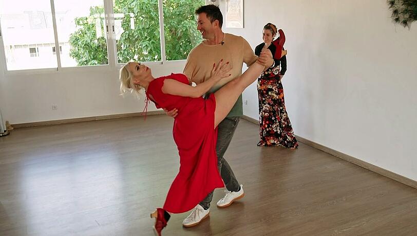 Daniela Katzenberger und Lucas Cordalis versuchen sich am Flamenco.