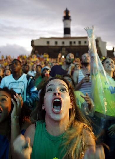 Die Fans der Fußball-WM 2014