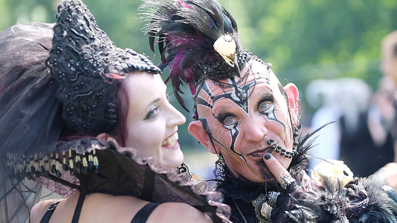 26. Wave-Gotik-Treffen am Pfingstwochenende in Leipzig. Die besten Bilder in Schwarz.