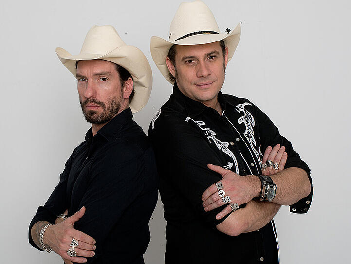 Boss Burns (l.) und Hoss Power (r.) sind "The BossHoss"