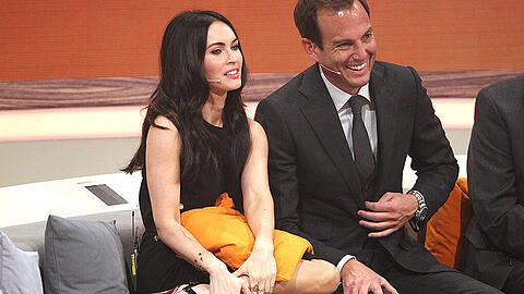 Zu Gast bei "Wetten, dass..?": US-Schauspielerin Megan Fox und Will Arnett.
