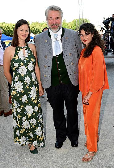 Michaela Weingartner, Dieter Fischer und Mursal Noorzai
