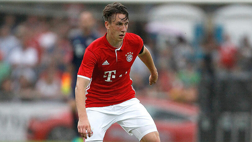 Adrian Fein spielt für den FC Bayern, seit er sieben Jahre alt ist. Hier am 23. Juli im Vorbereitungsspiel des FCB bei der SpVgg Landshut.