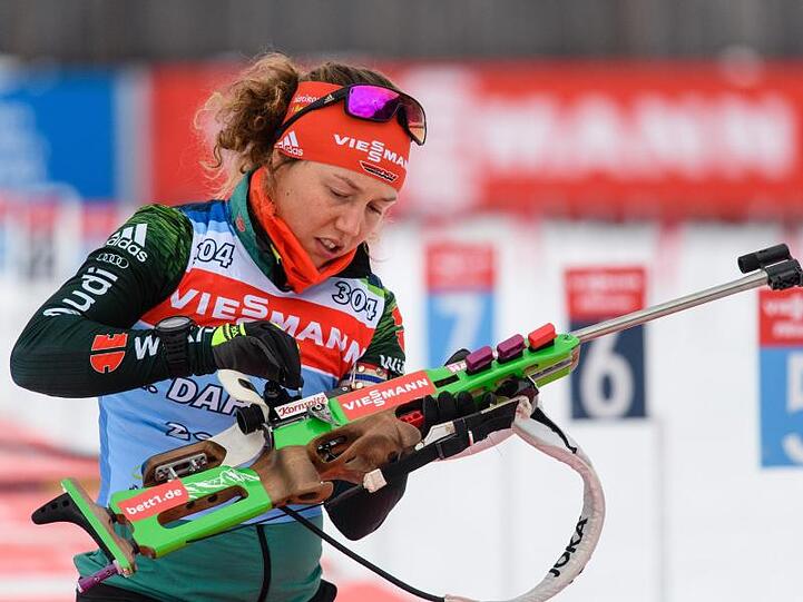 Laura Dahlmeier geht als Mitfavoritin beim Weltcup in Antholz in den Massenstart.