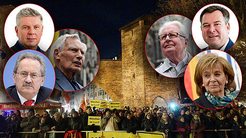 Prominente Münchner trommeln in der AZ zur Protestveranstaltung gegen den Aufmarsch des bayerischen Pegida-Ablegers &bdquo;Bagida&ldquo; am Montag am Sendlinger-Tor-Platz. Klicken Sie sich durch die Bilderstrecke.