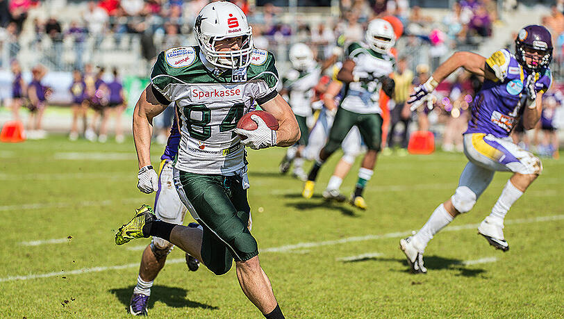 Moritz Böhringer, hier im Trikot der Schwäbisch Hall Unicorns, wechselt in die NFL zu seinem Wunschteam. Moritz Böhringer, hier im Trikot der Schwäbisch Hall Unicorns, wechselt in die NFL zu seinem Wunschteam.