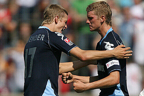 Löwen-Talente Lars (r.) und Sven Bender.