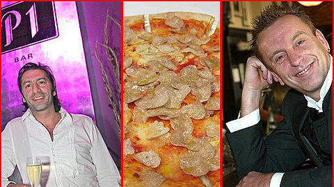 Lieblings-Pizza der Promis: Jetzt gibt es die Trüffel-Variante wie- der im P1. Franz Rauch (re.) freut&rsquo;s.