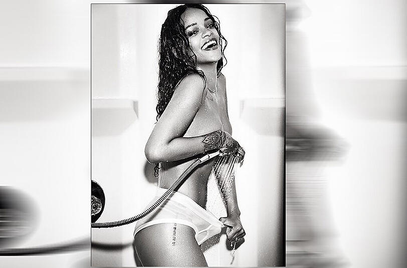 Ihr steht einfach alles! Die Sängerin Rihanna für Calvin Klein.