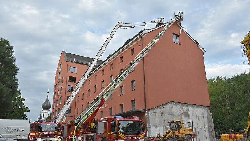 Bilder vom Brand in Giesing Bilder vom Brand in Giesing