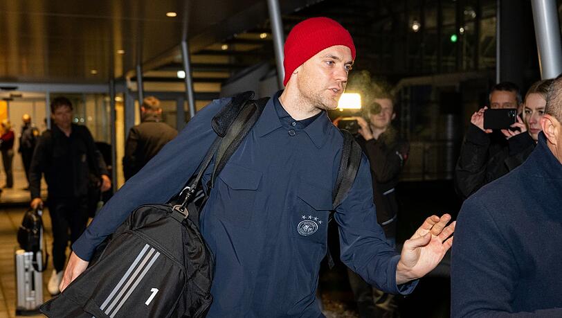 DFB-Torwart Manuel Neuer bei seiner Rückkehr.