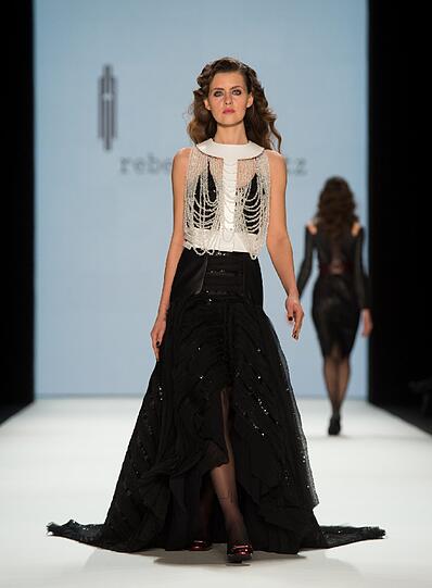 Hochgeschlossen oder freizügig. Auf der Fashion Week gibt es für jeden Geschmack etwas. Die Bilder von den Modenschauen.