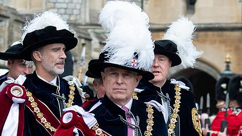 Prinz Andrew beim bislang letzten Garter Day im Juni 2019.