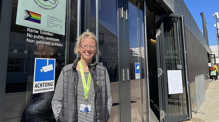 Direkt am Servicezentrum: Sozialpädagogin Kristina Gottlöber ist Fachberaterin im Safe Space.