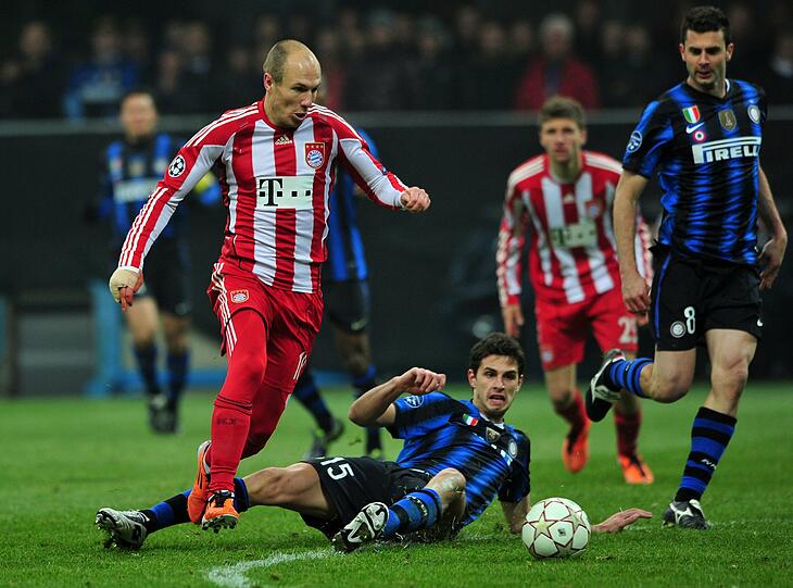 War für Inter nicht zu stoppen: Arjen Robben.