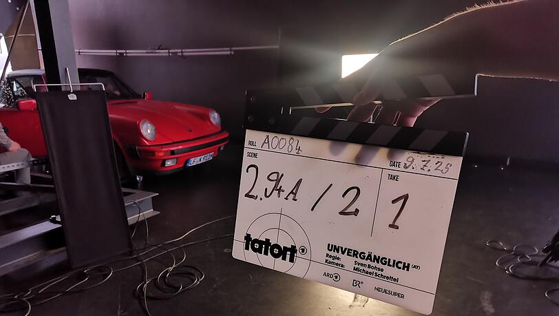 Leitmayrs roter Porsche kehrt zum Abschied zurück. Leitmayrs roter Porsche kehrt zum Abschied zurück.