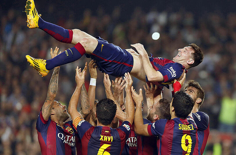 Barcelona trägt Lionel Messi auf Händen. Die Katalanen wollen den Argentinier um (fast) jeden Preis behalten.