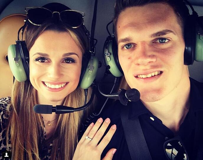 Christina und Matthias Ginter sind frisch verheiratet