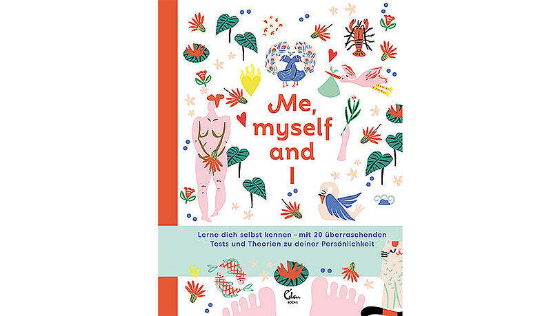 Mit "20 überraschenden Tests und Theorien" zur Persönlichkeit wirbt das Buch "Me, myself and I". Mit "20 überraschenden Tests und Theorien" zur Persönlichkeit wirbt das Buch "Me, myself and I".