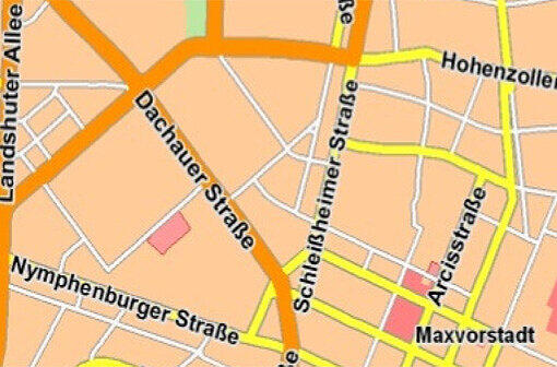 Keine Färbung: Für die Polizei eher eine ruhigere Gegend.