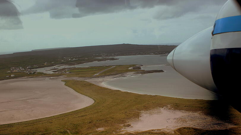 Connemara nach Inis Meáin (Flugzeit gemäß Flugplan: 8 Minuten).