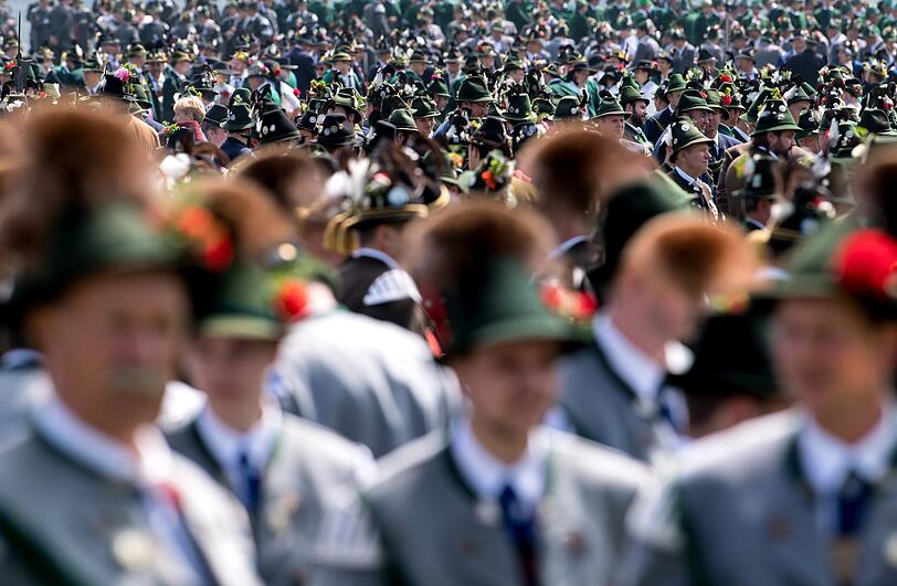 Die Bilder vom Patronatstag der bayerischen Gebirgsschützen.