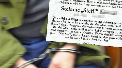 Der Gipfel im Stalking-Fall um die 17-jährige "Steffi": Der Täter schaltet eine falsche Todesanzeige in der SZ