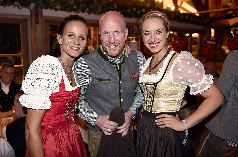 Matthias Sammer mit Frau Karin und Sabine Lisicki